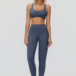 Women Yoga Suit Tracksuit Sports Bra High Waist Legging Shorts Outfit Gym Set Fitness Running Workout Clothes Push Up Sportswear