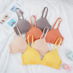 Seamless Bras for Women Push Up Bras No Wire Brassiere A B Cup Underwear Sexy Bralette Three Quarters(3/4 Cup)Lingerie