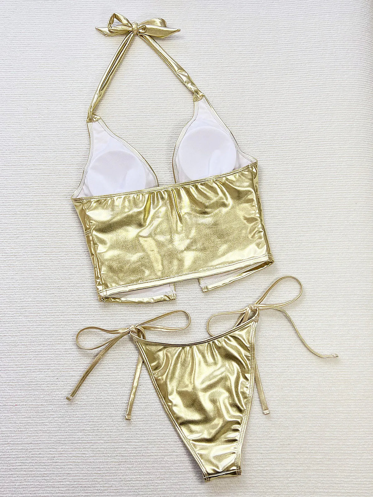 Halter Top Bikini Micro Bikinis Set 2026 Womens Swimsuit Sexy Female Thong Swimwear Bathing Suit Thong Biquini Swimming Suits