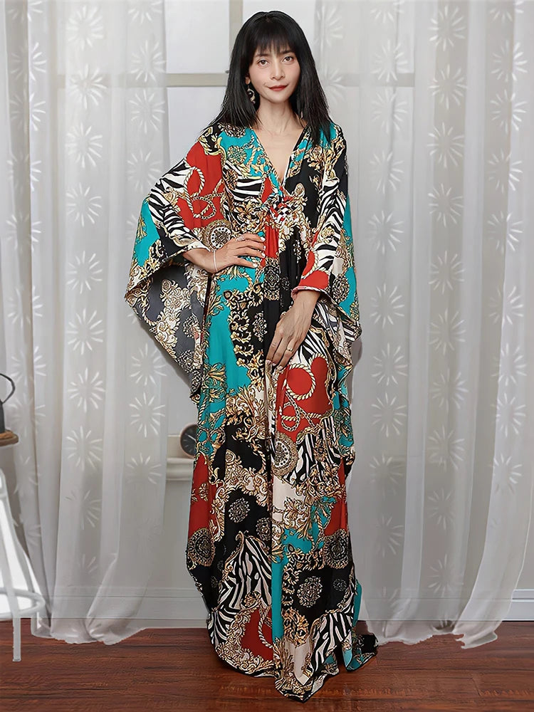 Easy Dry Beach Cover Up Robe Plage Vestido Playa Beach Pareo Swimsuit Cover Up Beachwear 2025 Bathing Suit Women Maxi Dress