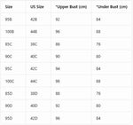 Daily Women's Push up Bra Basic Solid Plus Size Comfort Shoulder Straps Minimizer Side Support Underwire Bra