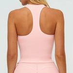 Woman Yoga Tank Top Gym Clothes Removable Chest Pad Fitness Bra Workout Halter Top Activewear Sexy Pilates Sports Vest Underwear