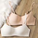 Seamless Bras For Women Small Chest 1/2 Cup Non-Wire Bra Push Up Bra Female Support Underwear Sexy Lingerie Intimates S-XL