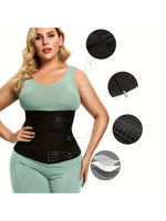 Women Shaping Casual Sports Postpartum Fitness Double Belt Adjustable Triple Hook Waist Trainer Belt for Cross Border