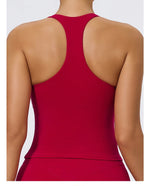 Hearuisavy Summer Woman Sports Vest I-Back Strap Design Gym Sportswear Breathable Quick Dry Fitness Tank Top Running Yoga Top
