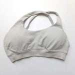 NCLAGEN Asymmetric Sports Bra Gym Top Woman High Support Halter Backless Fitness Speed Activewaer Workout Seamless Underwear