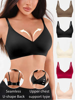 1pcs S-XL Seamless Female Underwear Jelly Gel Lady Bra Wireless Anti-sagging Bras Female Bralette Padded Comfortable Lingerie