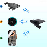 For 2015-2017 Hyundai Sonata LF Car Phone Holder Wireless Charger Magsafe Holder Auto Clamping Strong Magnet Car Accessories