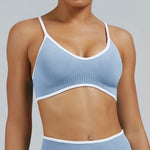 High Strength Sports Bra Seamless Yoga Top Women Fitness Gym Active Wear Back Cross Workout Push-up Fitness Running Underwear