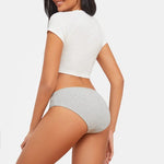 3Pcs/Set Women's Seamless Cotton Briefs Women Panties Solid Color Breathable Underwear Female Low Waist Soft Lingerie S-XXL