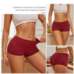 3PCS Women's Panties Cotton Seamless Sports Boxers Underwear Female Solid Color Briefs Cozy Lingerie Intimate Underpants XS-XL