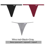 3Pcs/set Cotton Thongs M-XL Sexy Bikini Panties Women T-Back Underpants Girls Low Waist G-string Underwear Female Lingerie 2022