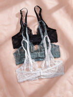 3pcs/Set Women's Sexy Lace Underwire Push Up Bra Women's Underwear Set