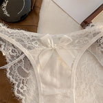 Girls Sexy G String Lace Panties Women Rhinestones Underwear Briefs Hollow Out Thong Transparent Lingerie Intimates