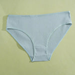 Women's Seamless Cotton Briefs Women Panties Solid Color Breathable Underwear Female Low Waist Soft Lingerie S-XXL
