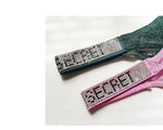 Rhinestone Lace Letter Sexy G String Women Panties Seamless Girls Underwear Transparent Thong For Female Low Rise Ladies Briefs