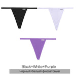 3Pcs/set Cotton Thongs M-XL Sexy Bikini Panties Women T-Back Underpants Girls Low Waist G-string Underwear Female Lingerie 2022
