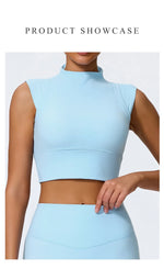 High Impact Gym Top Female Push Up Sports Bra Yoga Clothing Sports Vest Women Workout Crop Top Female Shockproof Brassiere Women