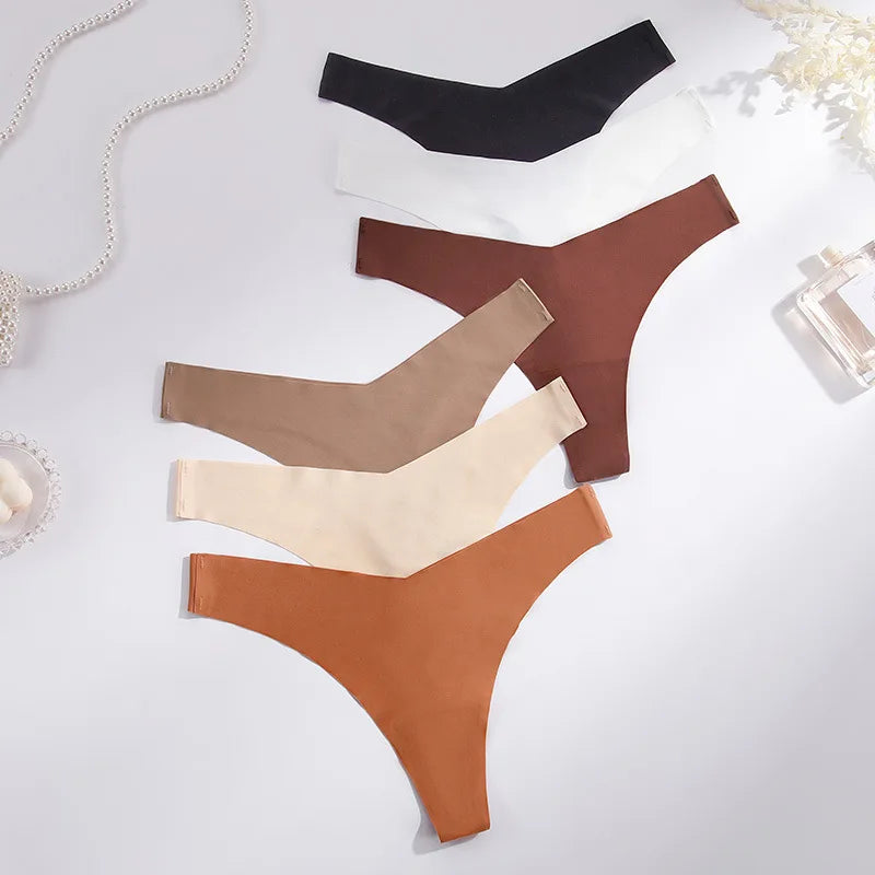 Seamless Women Panties Underwear Female Thong Intimates G StringLadies Low-Rise Briefs Sexy Panty Set Lingerie Size S-XL