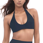NCLAGEN Gym high support Workout underwear SoftMotion Minimal Halter Neck Bralette Women's sports bra Pilates yoga halter top