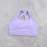 DIAS FIT JOY Cloud feeling wide shoulder strap cross beauty back removable padding sports bra Pilates cycling fitness