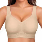 Womens Wireless Jelly Seamless and Wire-free Bra Supportive Full Cup Soft Support Comfortable and Breathable Bra Plus Up