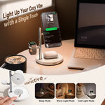 Joyroom 4-in-1 Qi2 Fast 15W Wireless Charger Magnetic Charging Station For iPhone 16-12 Series For iWatch For AirPods 4/3/2/Pro