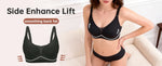 6pcs Women’s Bra Panties Everyday Wireless Push Up Lingerie Soft Briefs Seamless Bralettes, Breathable Padded Comfort Underpants