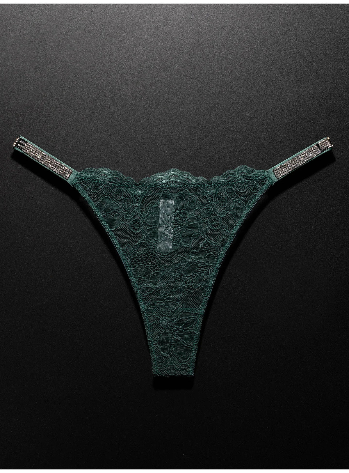 Lace Sexy Girls Women Panties Seamless Underwear Rhinestone G String Letter Transparent Thong For Female Low Rise Ladies Briefs