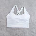 DIAS FIT JOY Yoga bra Naked feel cross back sports bra yoga clothes women's Cycling running fitness top
