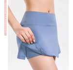 Summer Slim Yoga Shorts New Short Skirts Ultra Short Mini Skirts Gym Exercise Running Fitness Tennis Anti-Light Sports Skirts