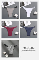 3Pcs/set Low Waist Brazilian Panties Women Cotton Bikini Panties M-XL Lady Comfortable Underwear Female Soft Underpants Lingerie