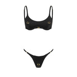Sexy 3Pcs Swimsuit With Beach Pants Women Bikini Push Up Swimwear Biquini White Swim Suit Micro Bikinis Bathingsuit Beachwear