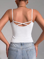 1Pcs Women Padded Camisole Tank Top Solid Basic Sport Sleeveless Vest Comfort Daily Ladies Wireless Bralette