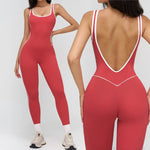 Women Jumpsuit Gym Set Yoga Suit Back Cross Sportswear Sports Jumpsuit Fitness Dance Performance Rompers Workout Bodysuits