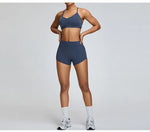 Yoga Shorts Buttock Lift Scrunch Fitness Shorts Gym Legging Cycling Slim Fit Workout Shorts Women High Waist Sports Shorts Women