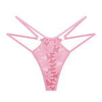 1pcs 2026 New Style Sexy Lace Women G-string Low Rise Elegant Female Underwear Comfortable Solid Lady Thongs Erotic Sexy Panties