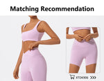 Hearuisavy Summer High Quality Sports Bra Push Up High Impact Gym Underwear Women Breathable Yoga Clothes Fitness Workout Top