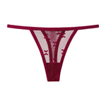 Lace Women Panties G String Sexy Thong Seamless Underwear T Back Transparent Low Waist Girls Briefs Underpants Plus Size S-XL