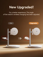 Joyroom 4-in-1 Qi2 Fast 15W Wireless Charger Magnetic Charging Station For iPhone 16-12 Series For iWatch For AirPods 4/3/2/Pro