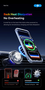 Essager QI2.2 25W Magnetic Car Phone Holder Wireless Charger Stand For iPhone 17 16 15 Pro Max Charging for Magsafe Car Charger