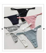 CottonSexy Women's Panties Simple Thongs Lingerie Briefs Female Underwear Sports G-Strings Hot T-Back Breathable Underpants