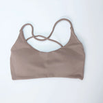 NCLAGEN Twist Back Bra High Support Sports Top Women Gym Wear WorkoutPush-up Seamless Yoga Underwear Fitness Running