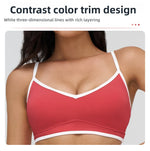 Beautiful Back Fitness Bra Workout Tops Gym Underwear Fitness Sports Bras Athletic Sport Bra Women Backless Gym Yoga Crop Top