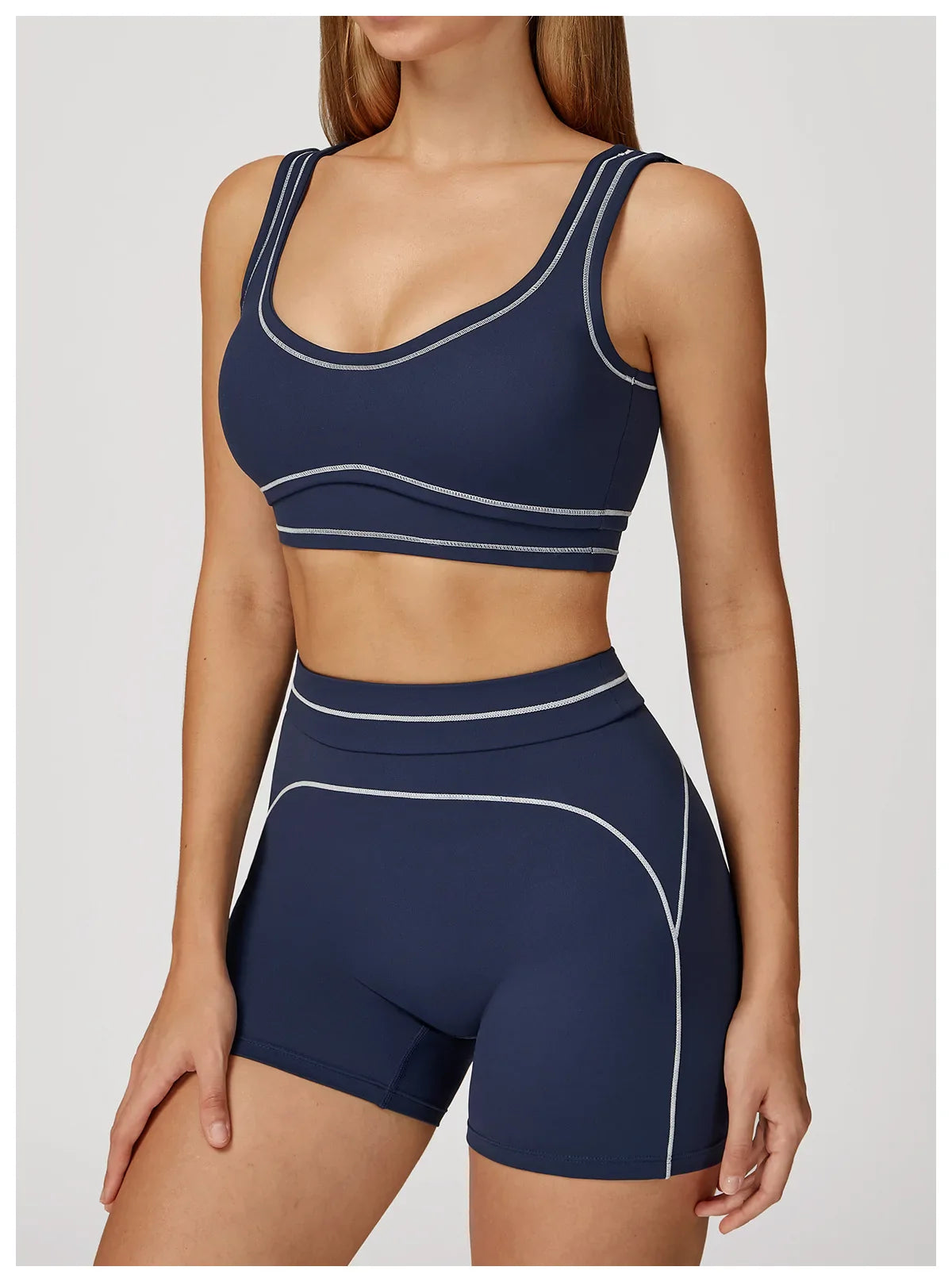 Women Shockproof Sports Bra Gym Fitness Running Yoga Vest Female Integrated Pilates Training Workout Breathable Sports Underwear