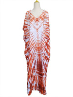 2025 Loose Boho Style Maxi Dress Print Face Swim Suit Cover-up Bohemian Dress Robe Plage Kaftan Maxi Dress Beach Wear Tunics