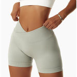 Summer Seamless High Waist Yoga Shorts Elasticity Sports Leggings Women Breathable Cycling Shorts Buttock Lift Gym Shorts Women