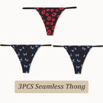 3PCS Women Seamless Leopard Butterfly Panties Sexy Ultra-thin Briefs Female Ice Silk No Trace Underwear Low Rise Soft Lingerie