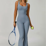 Women Sexy Back V Jumpsuit Gym Set Training Yoga Suit Sportswear Sports Jumpsuit Fitness Rompers Stretch Workout Bodysuits 8260