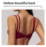 Summer Yoga Bra Women Sports Bra Running Cycling Gym Top Breathable Push Up Sports Underwear Women Fitness Workout Top Women Bra
